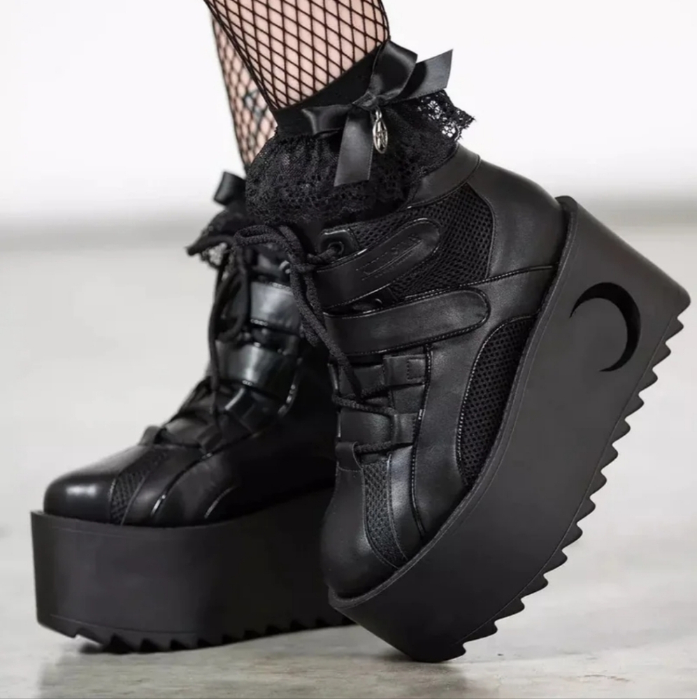 Killstar Crescent Night Platform Trainers Shoes Hot Topic Moon Witch Dollskill